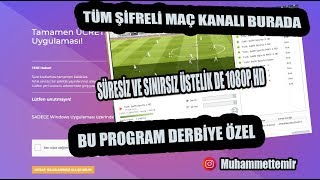 Tüm Şifreli Maçları Ve Kanalları Ücretsiz İzleme Programı