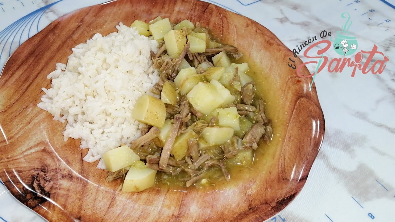 Carne Deshebrada en Salsa Verde EN VIVO cocinandoconsarita 