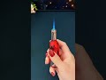 🔥 Luxury Red Bottle Lighter Review | Powerful Blue Flame Jet Lighter #Shorts