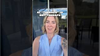 🤖 AI is NOT therapy. Hear me out…