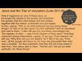 56. Jesus Puts Jerusalem on Trial (Luke 20:1-26)