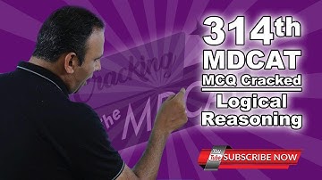 314 LOGICAL REASONING MCQ CRACKED #Logical reasoning #Logical problems #PMDC MDCAT #Entry test