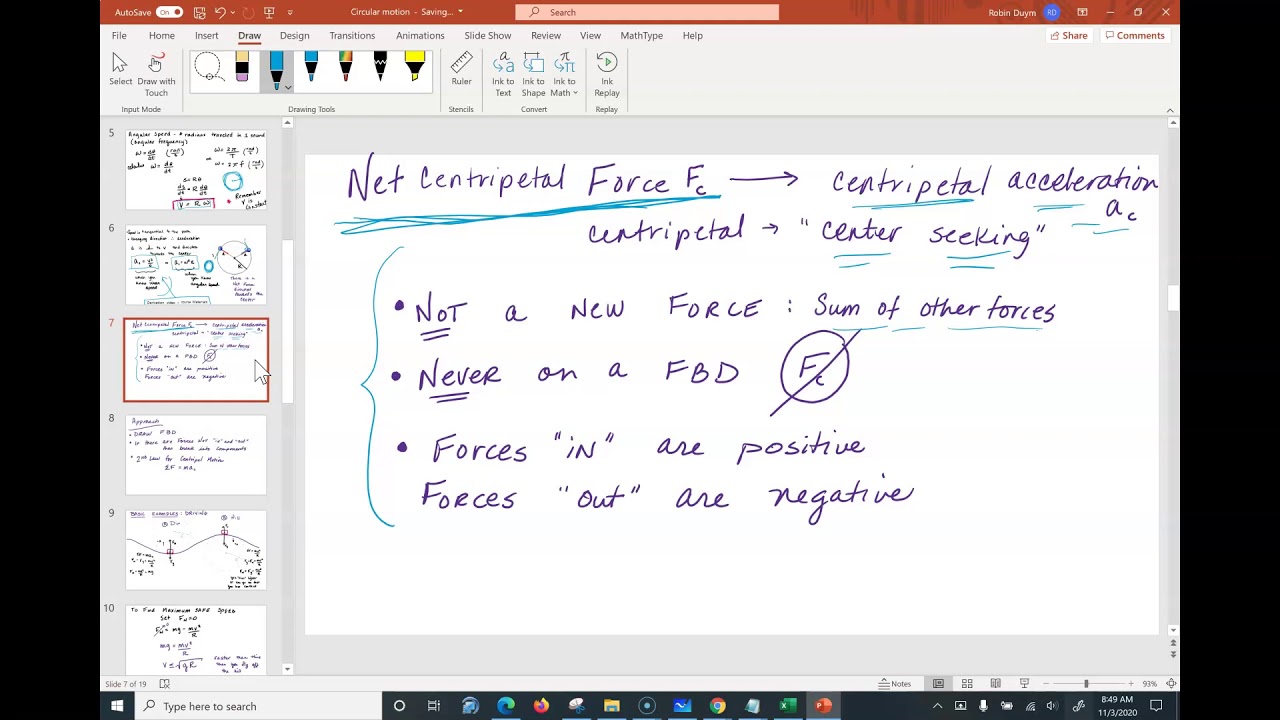 Circular motion - YouTube