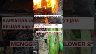 DIY Waste Oil Burner" "Used Motor Oil Stove Blue Flame Oil Stove" #shortvideo