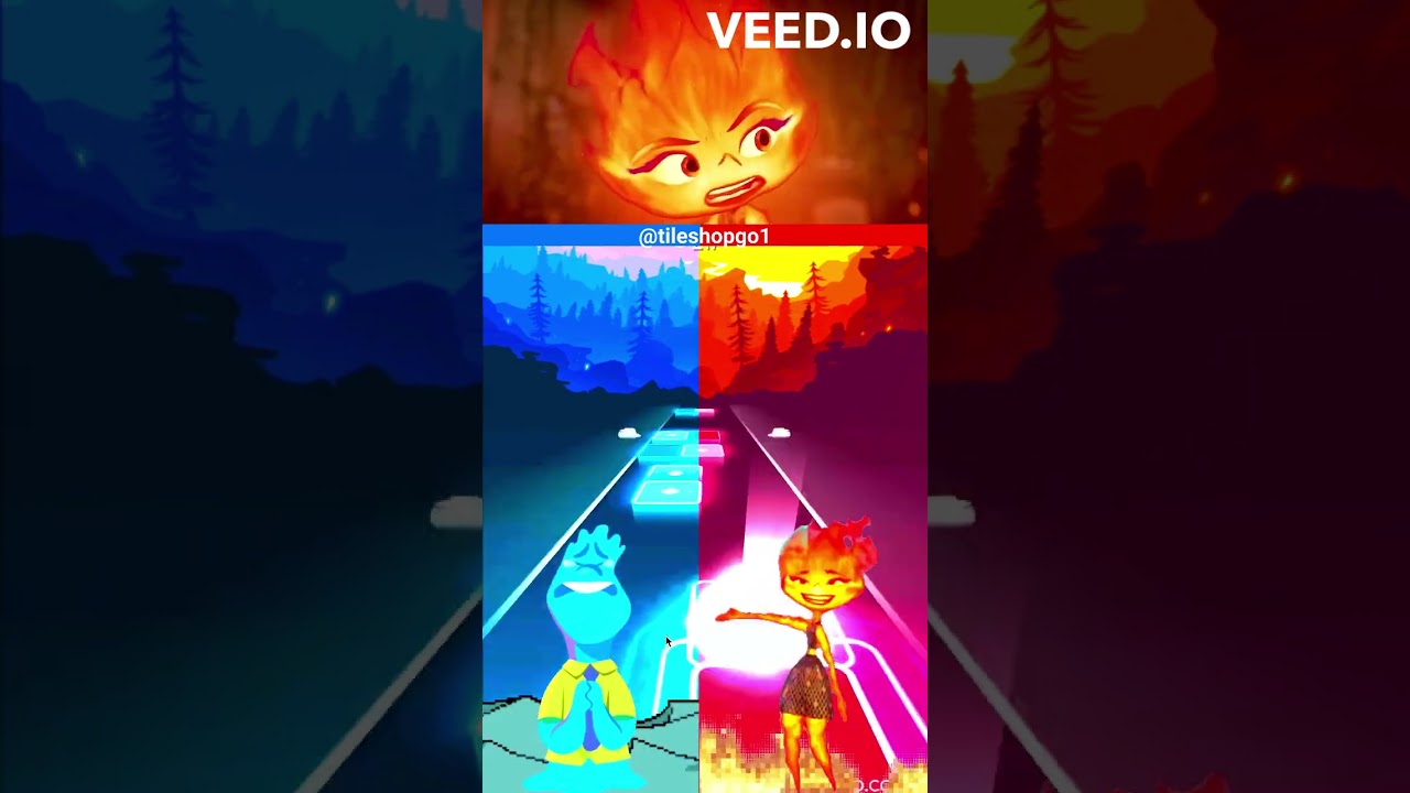 🔥🌊Elemental | Tiles Hop 