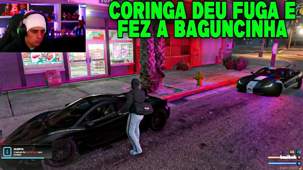 CORINGA DE ADM DEU FUGA E FEZ A BAGUNCINHA - GTA RP