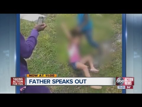 father speaks out about little girl fist fight
