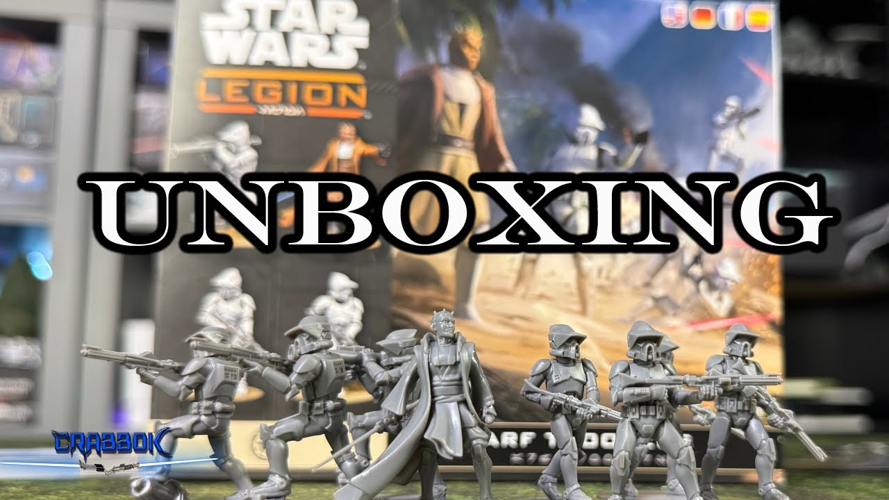 ARF Troopers and Jedi Guardian Unboxing - Star Wars Legion