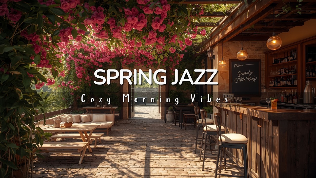 Cozy Spring Morning Jazz | Smooth Jazz Coffee Shop Music for Work ...