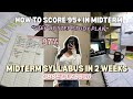 MY STUDY PLAN TO SCORE 95+ IN MIDTERMS IN 2 WEEKS *DETAILED GUIDE* | CLASS 10