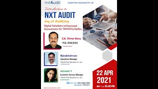 Introduction to NXT Audit (Digital Solution to Chartered Accountants for Statutory Audits) screenshot 5