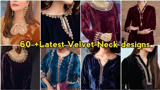 60 Latest Velvet Neck Designs 2024 Velvet Gala Ke Design 2024
