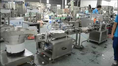 Automatic cream lotion jar fill line unscrambling filling sealing capping machine for jars