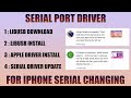 How to fix serial port driver  port not show  daig boot  purple modeiphone