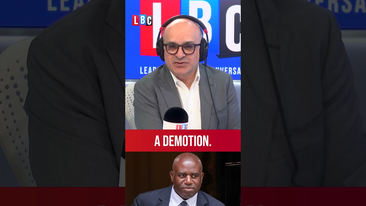 David Lammy will be furious with his demotion, reckons Ali Miraj