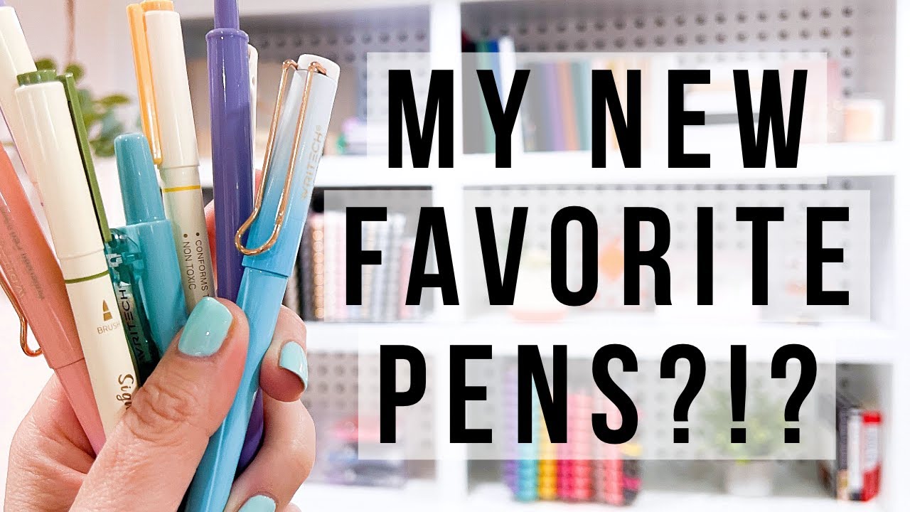 Writech Pen Haul! Unboxing & Testing Roller Ball Pens, Sign Brush Pens