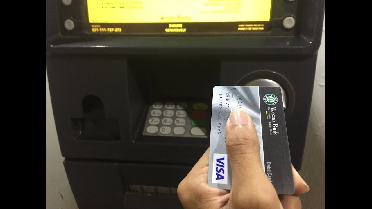 how-to-withdraw-money-from-meezan-bank-atm-machine-meezan-bank-atm-se