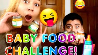 BABY FOOD CHALLENGE!!