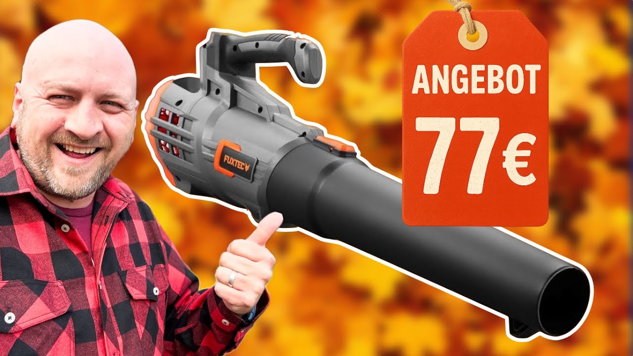 Der BESTE günstige Akku Laubbläser? FUXTEC FX E1LB20 im Test & Praxiseinsatz