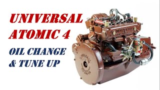 Atomic 4 oil change & tune up S3E14