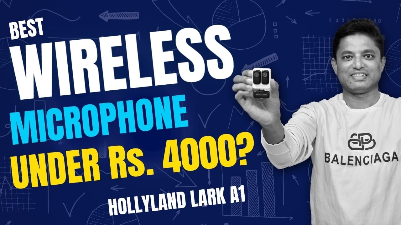 Hollyland Lark A1 - Best Wireless Mic for Beginners | Supports Android , iPhone and Camera