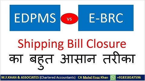 Wat is EDPMS | Hoe sluit ik een verzendnota af? | Bankkosten voor het sluiten van een verzendnota |