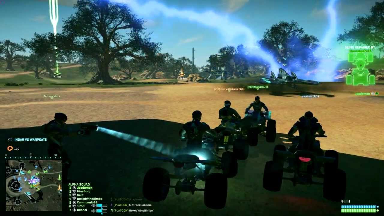 PlanetSide 2 Indar Flash Racing Supersonic Racing Epicness! - HD