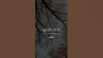 نَبِّئْ عِبَادِي أَنِّي أَنَا الْغَفُورُ الرَّحِيمُ - سورة الحجر - هزاع البلوشي