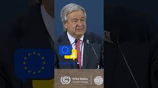 Support is far too little, far too late! #Guterres #debates at #COP28