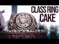 Class ring cake: Aggie ring grooms cake