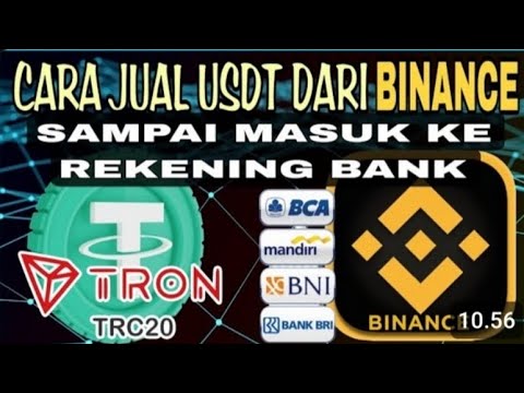 CARA JUAL USDT JADI RUPIAH DI BINANCE EXCHANGE