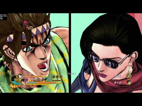 ジョジョの奇妙な冒険　アイズオブヘブン　プレイ動画　ジョセフ＆リサリサ先生vsカーズ＆ワムウ