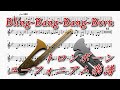 Bling-Bang-Bang-Born(トロンボーン・ユーフォニアム楽譜)Creepy Nuts (Trombone Euphonium Sheet Music)