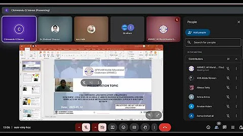 Oral Presentation | CO2 Emissions & Mitigation Strategies | Nzubechi Augustine Oriaku | ICES 2025
