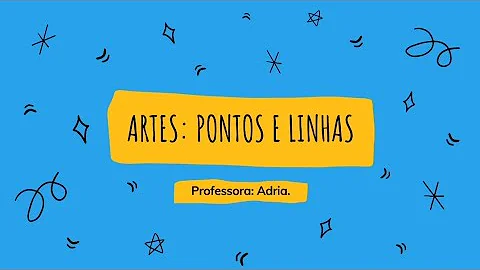 O que é ponto e linha na arte?