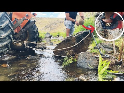 Tractor found a cube of treasure