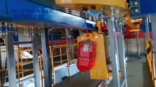 The Fully Automatic Hot-Dip Galvanizing Production Line From Ritman Is Running Steadily.