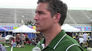 Actor Jim Caviezel of movie When the Game Stands Tall