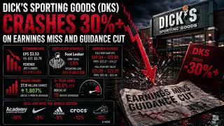 Dick's Sporting Goods (DKS) Crashes 30%+ on Earnings Miss and Guidance Cut