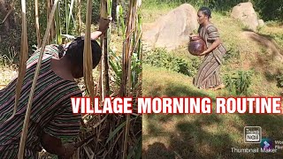 AFRICAN VILLAGE LIFE\/\/MY TYPICAL VILLAGE MORNING ROUTINE.