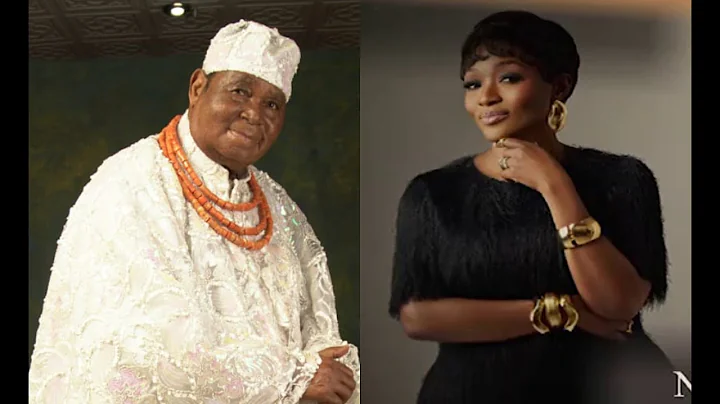 Esama of Benin, congratulates his first granddaughter at 40