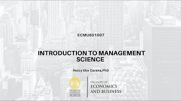 [ECMU601007] Introduction Management Science : Nonlinear Profit Analysis