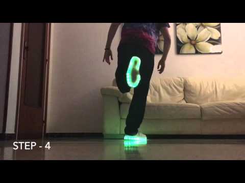 How to Shuffle | ( Cutting Shapes Tutorial #1 Advanced ) - Guerrero Jah (KONIJNENDANS) Led Shoes