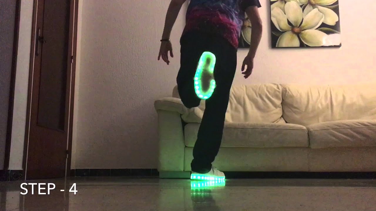 How to Shuffle | ( Cutting Shapes Tutorial #1 Advanced ) - Guerrero Jah (KONIJNENDANS) Led Shoes