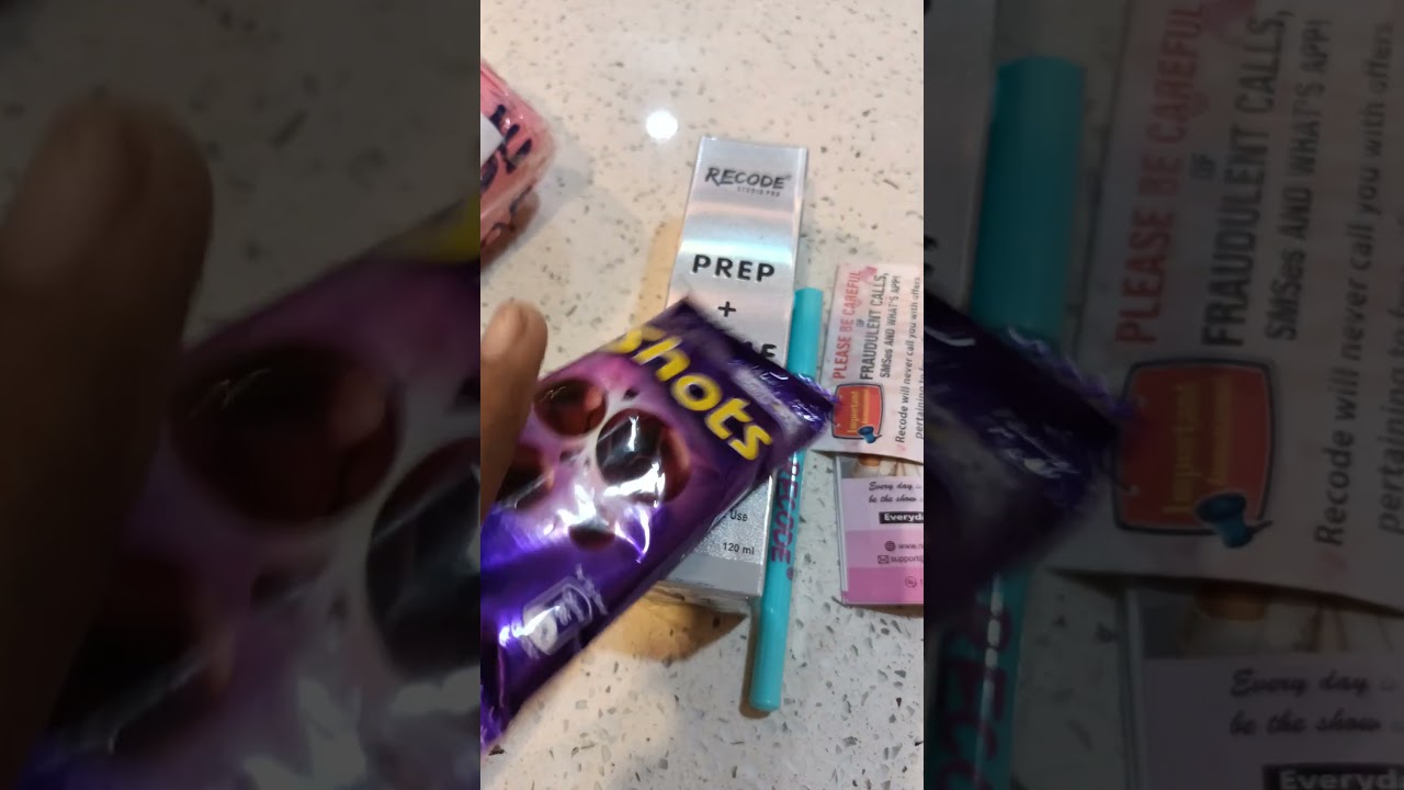 recode prep+prime fixer unboxing 