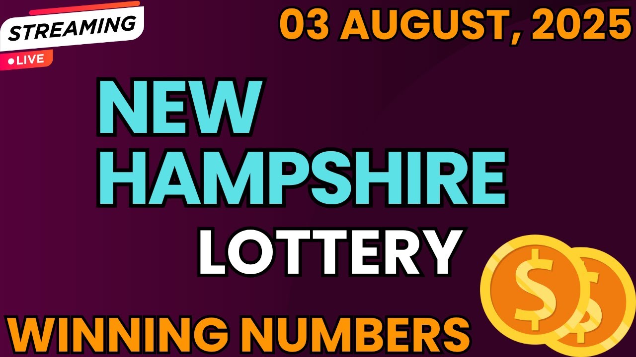 New Hampshire Day Lottery Results For - 03 Aug, 2025 - Pick 3 - Pick 4 - Powerball  - Mega Millions