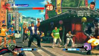 SSF4 AE: Wildcat815 (Hakan) vs MilitantFoot31 (Dudley) - Ranked Match (720p HD)