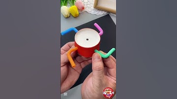 DIY: Amazing Toy for Kids Using Plastic Pipes & Paper Cups | KidiesTime7 | Children Fun Learning