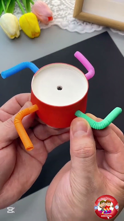 DIY: Amazing Toy for Kids Using Plastic Pipes & Paper Cups | KidiesTime7 | Children Fun Learning