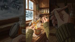Ghibli Cozy Snowy Morning ❄️ Tea &amp; Blizzard ASMR